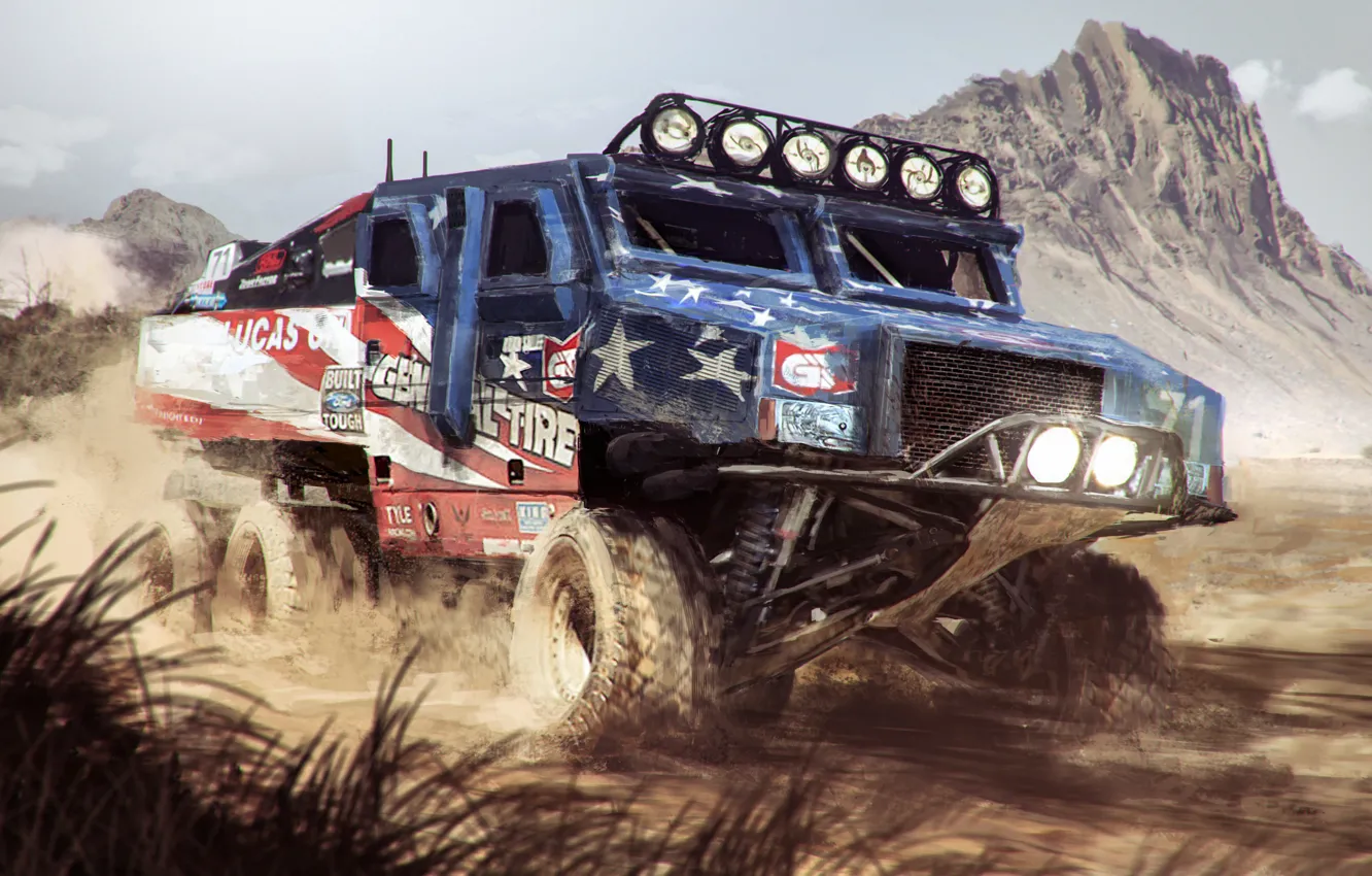Фото обои арт, Nick Foreman, RG-33 Trophy Truck
