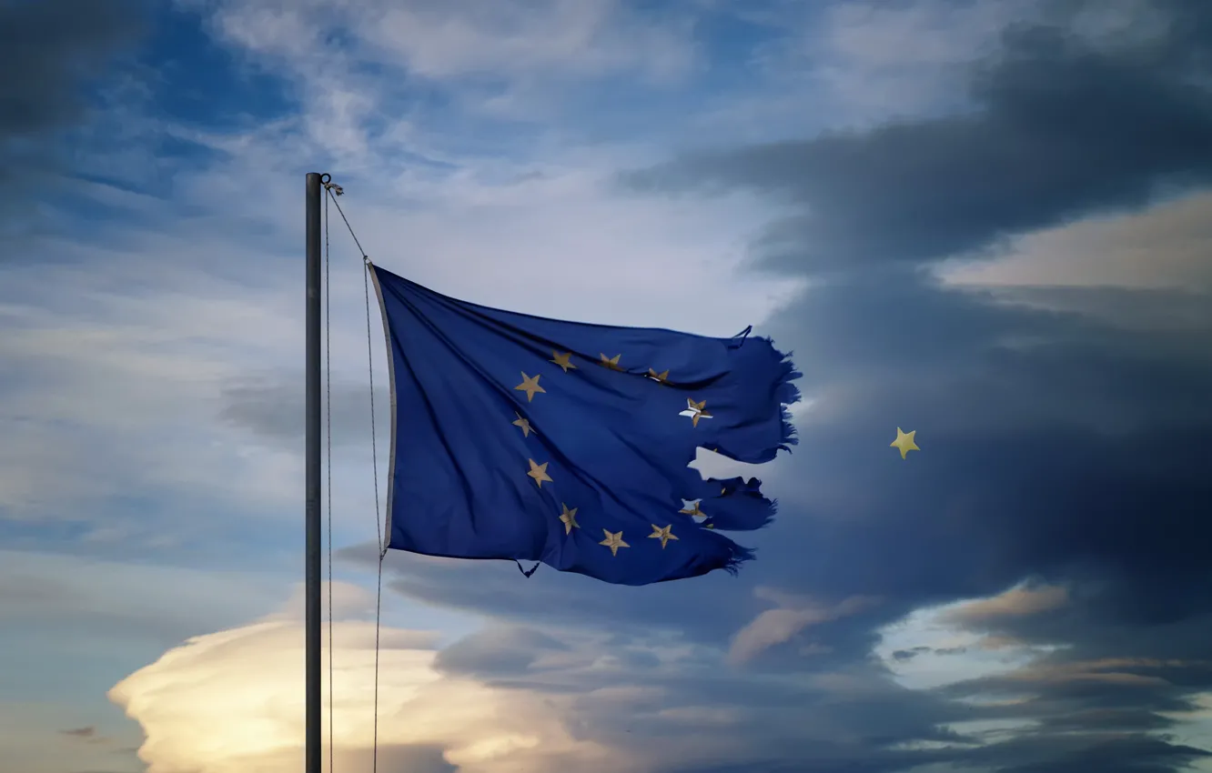 Фото обои небо, звезда, Флаг, стран евросоюза