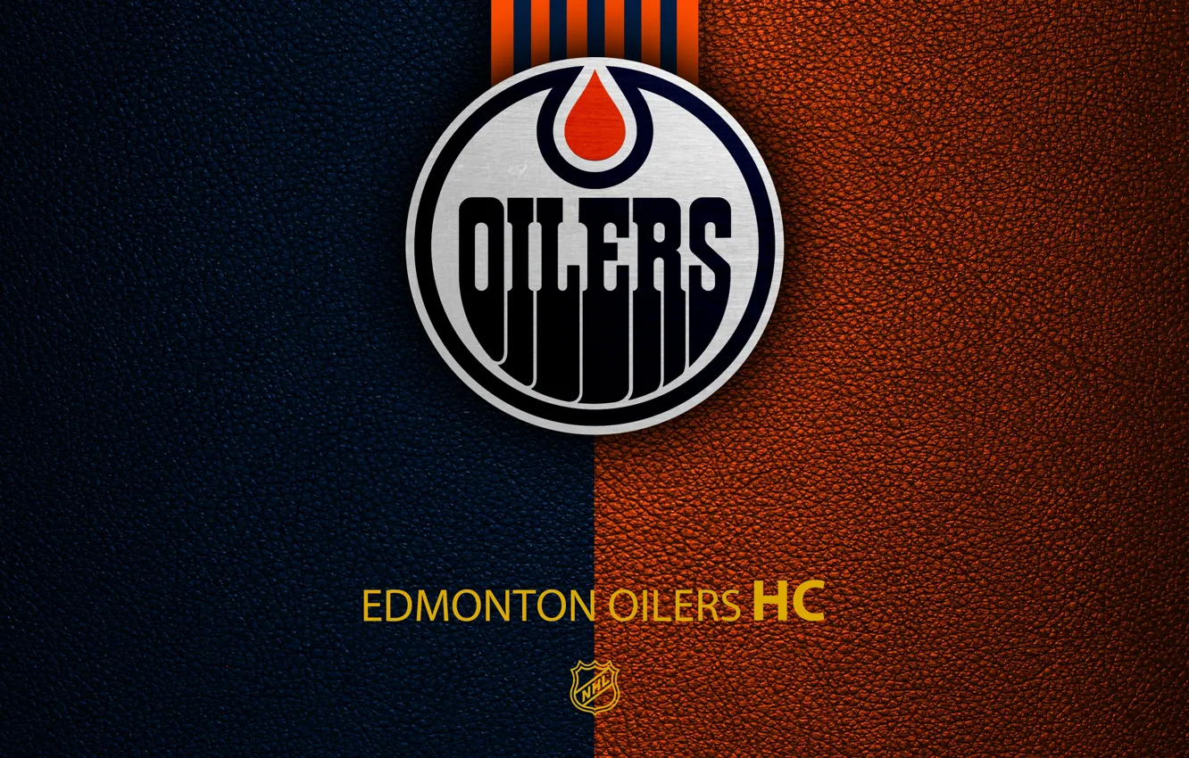 Фото обои wallpaper, sport, logo, NHL, hockey, Edmonton Oilers