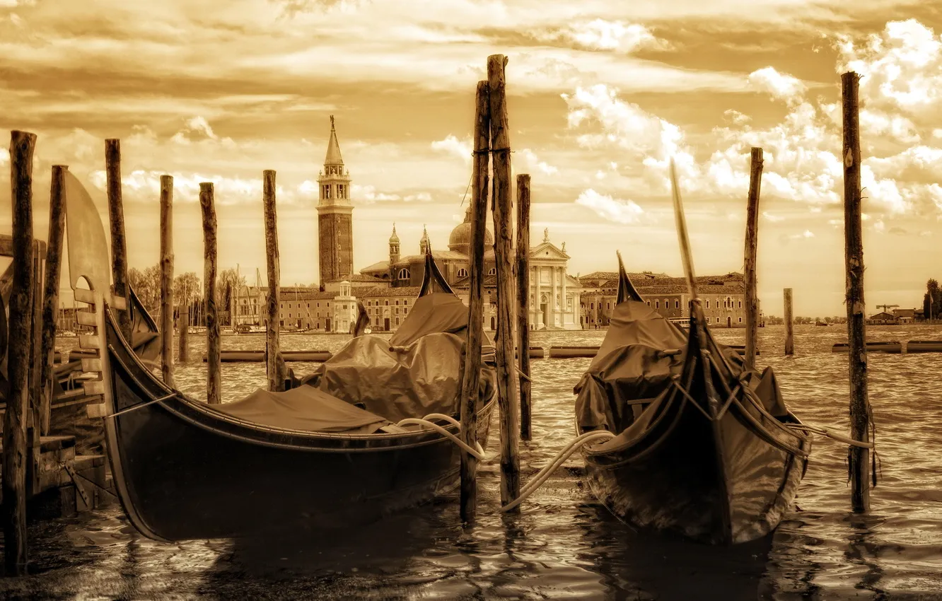 Фото обои город, цвет, Венеция