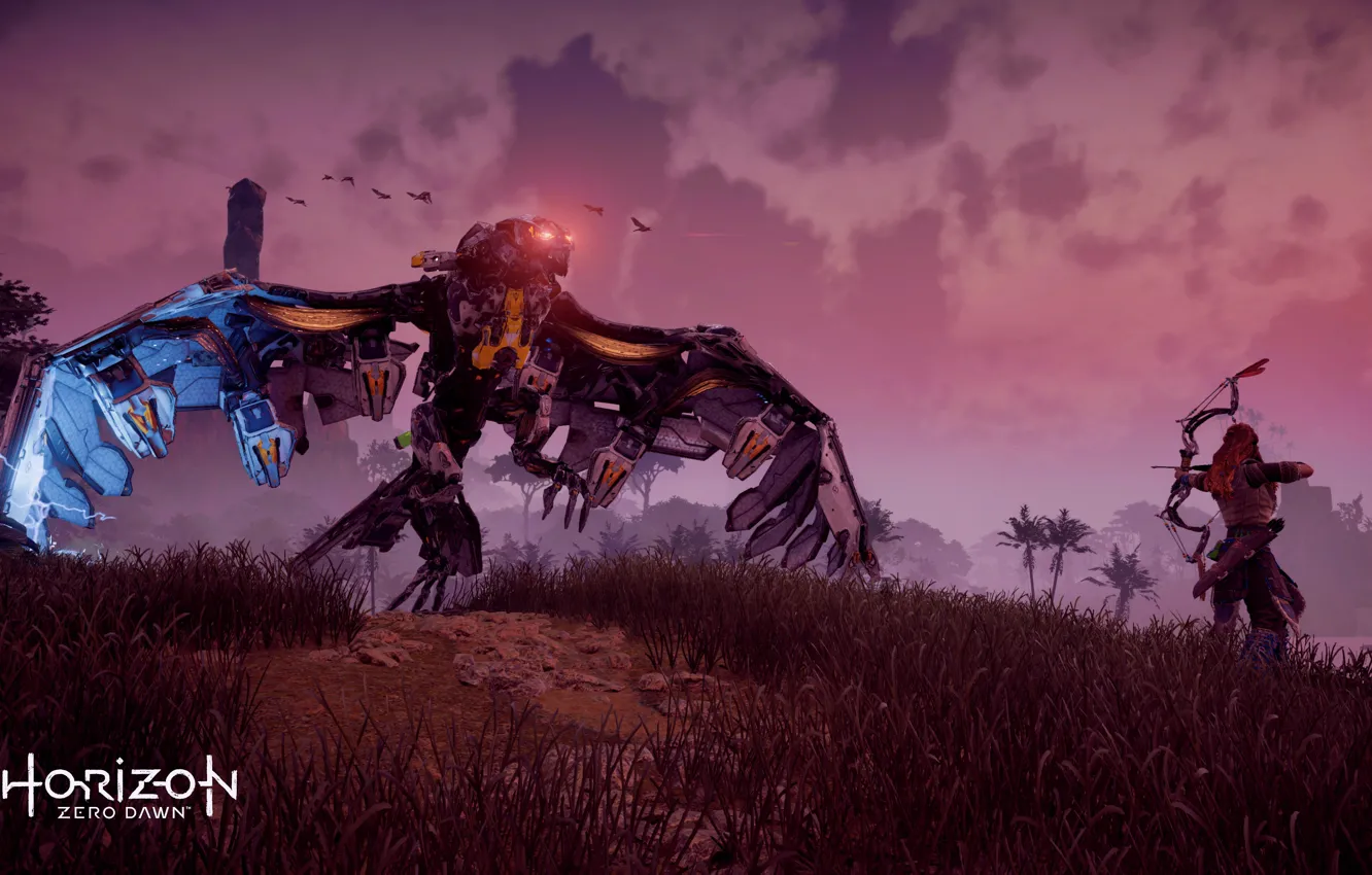 Фото обои Playstation 4, aloy, Horizon zero dawn