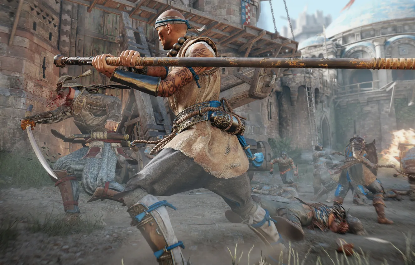 Фото обои игра, скриншот, game, файтинг, screenshot, For Honor, Фор Хонор