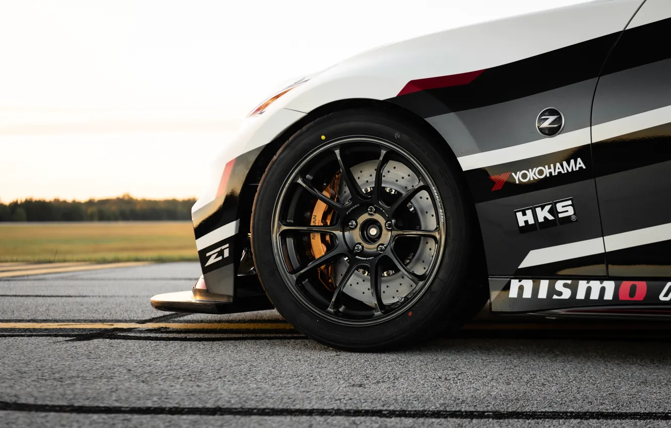 Фото обои Concept, колесо, Nissan, 370Z, 2019, Global Time Attack TT