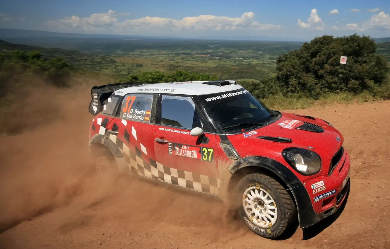 Фото обои wrc, john cooper works, countryman