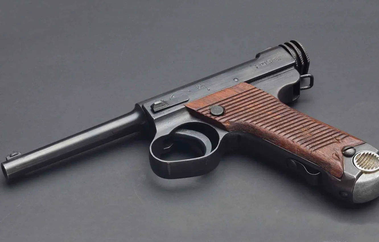 Фото обои оружие, Тип 14, Намбу, японский пистолет