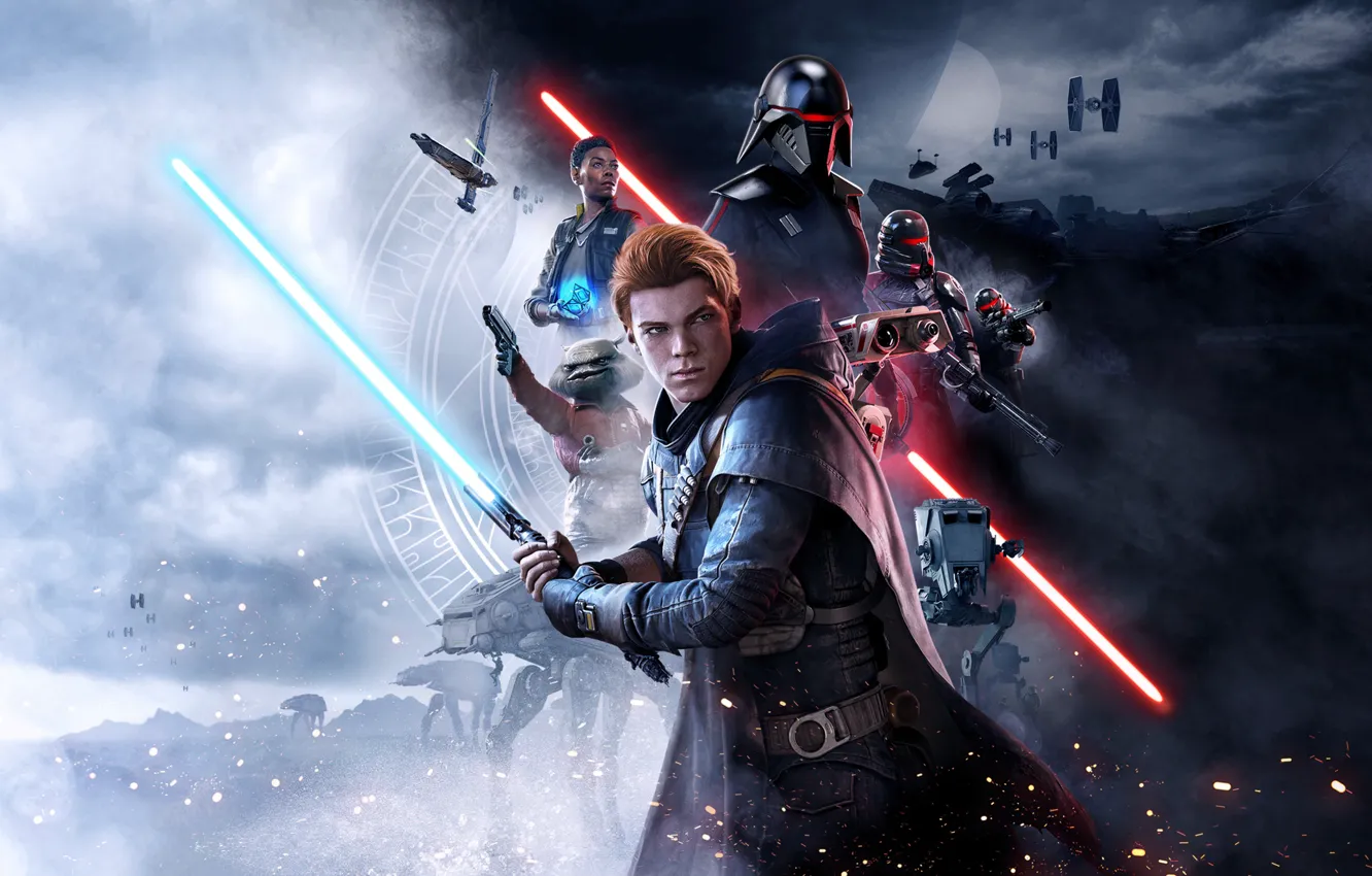 Фото обои Star Wars, Меч, Ситх, Electronic Arts, Sith, Джедай, Jedi Fallen Order