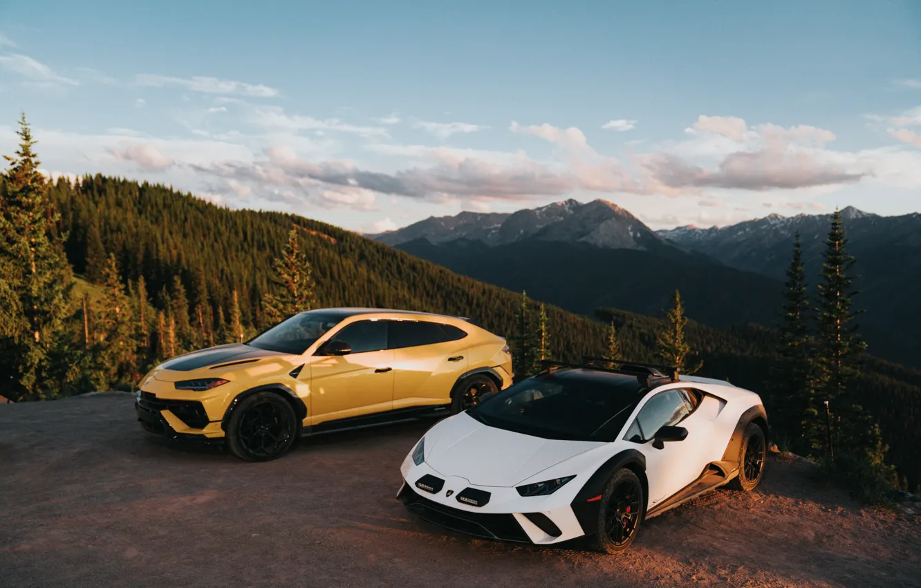 Фото обои supercar, crossover, lambo, SUV, Lamborghini Urus, Lamborghini Huracan Sterrato