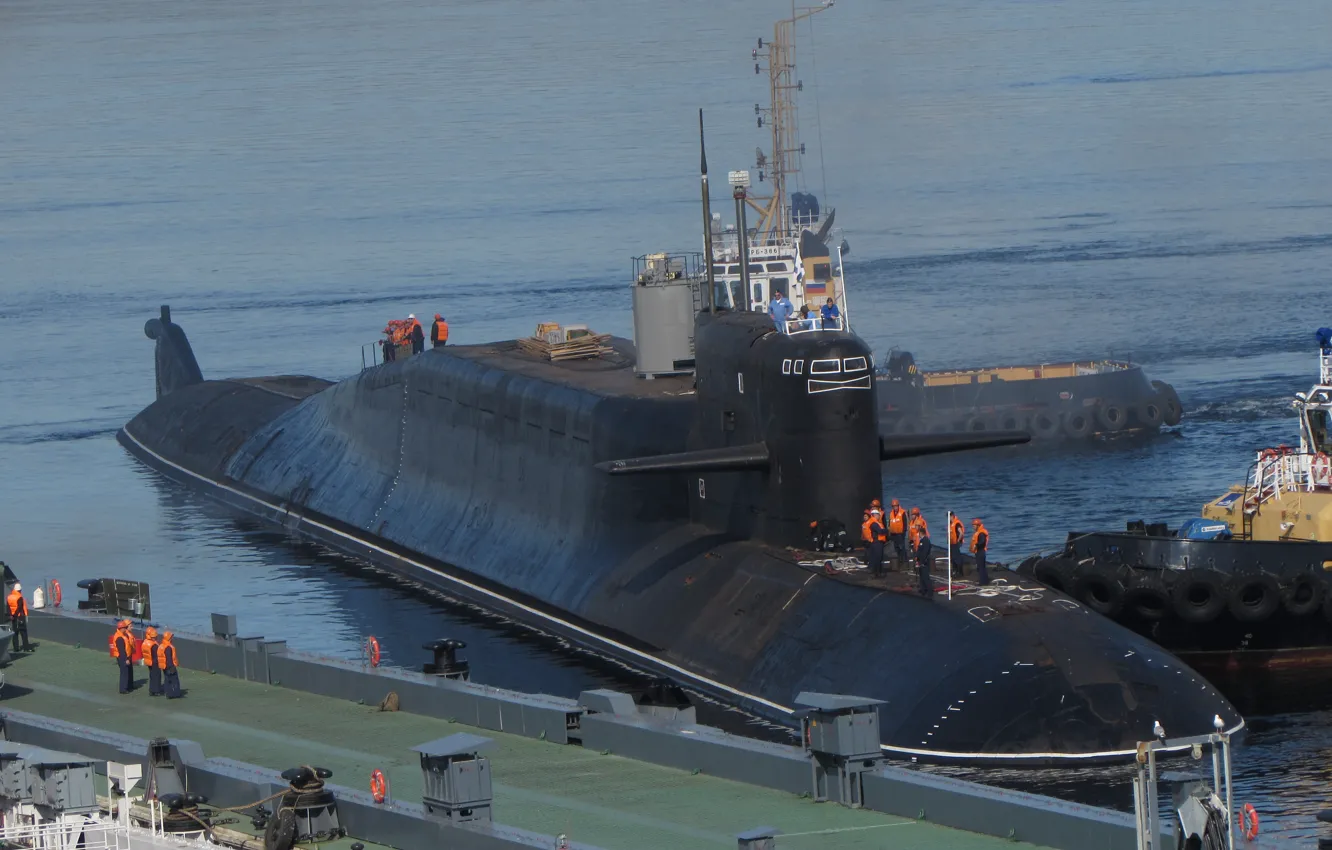 Фото обои вмф, атомная подводная лодка, рпксн, новомосковск
