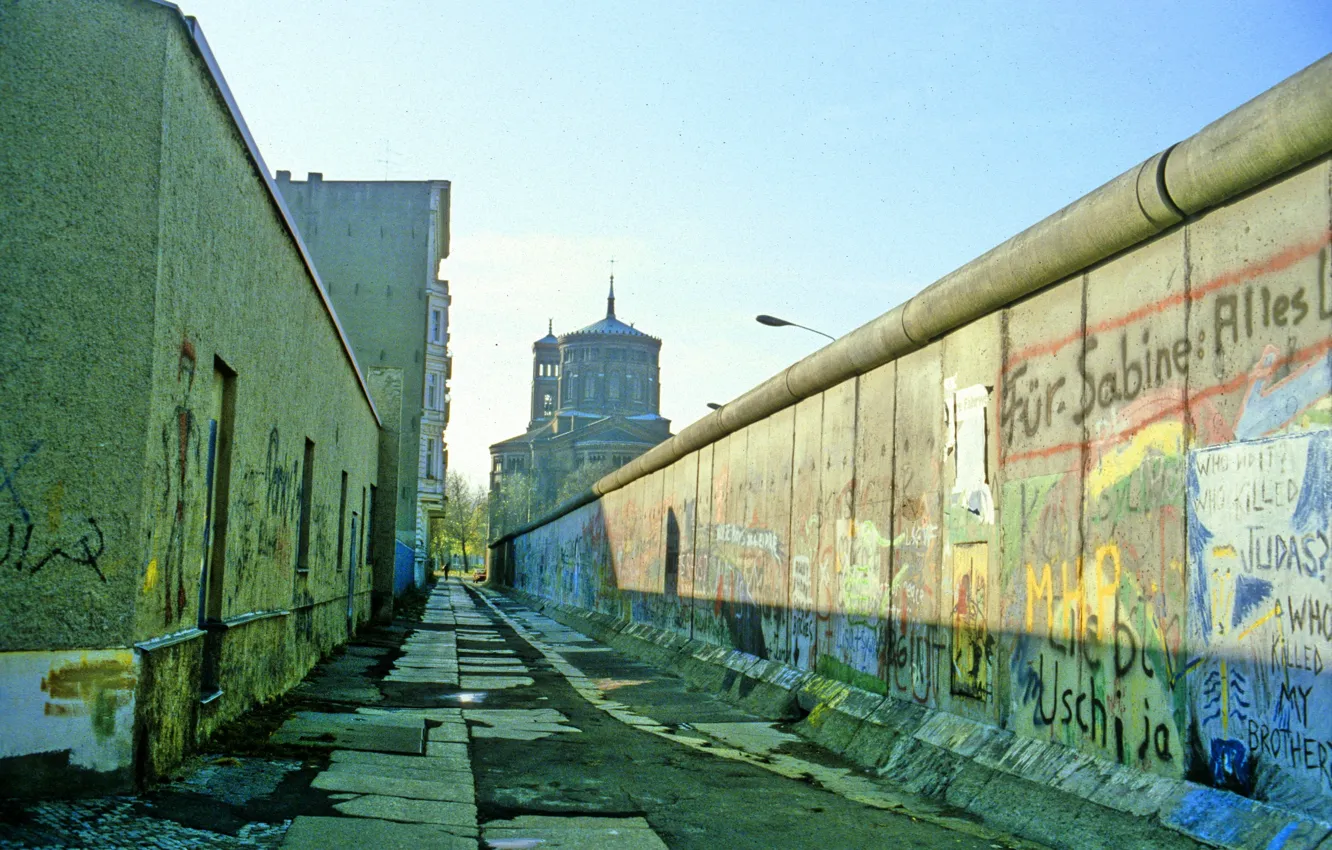 Фото обои German, Wall, Germany, Berlin, Building, Painting, Capital, Berliner Mauer