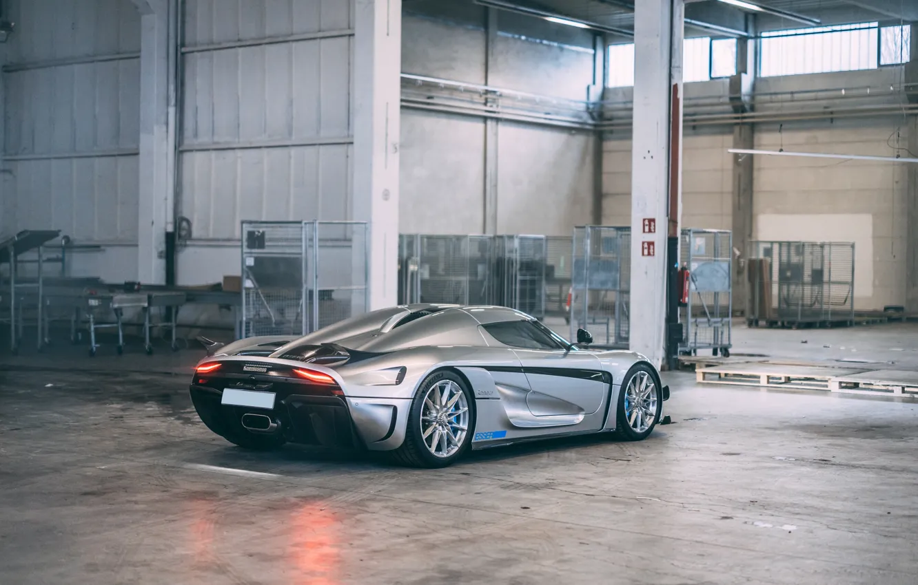 Фото обои Koenigsegg, rear view, Regera, Koenigsegg Regera