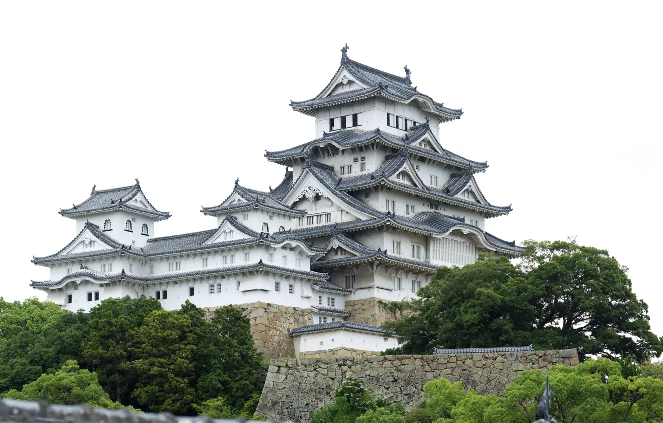 Фото обои деревья, Япония, храм, japan