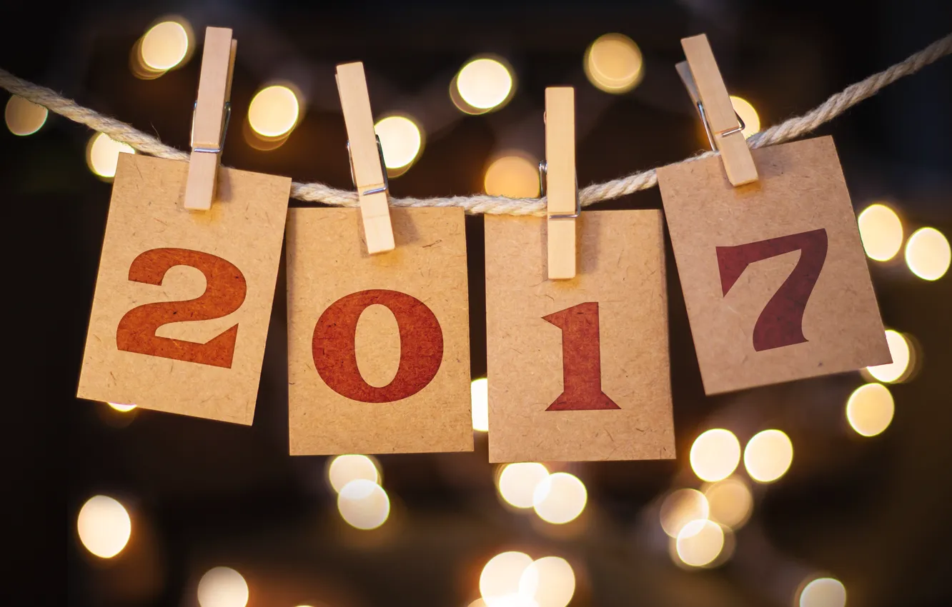 Фото обои новый год, new year, happy, 2017