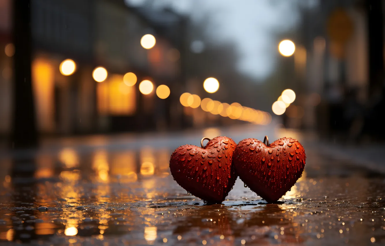 Фото обои любовь, романтика, сердце, red, love, happy, День святого Валентина, heart