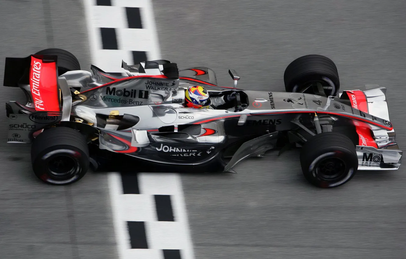 Фото обои McLaren, 2006, McLaren MP4, Formula-1, Формула-1, F-1, Гоночный автомобиль, Racing car