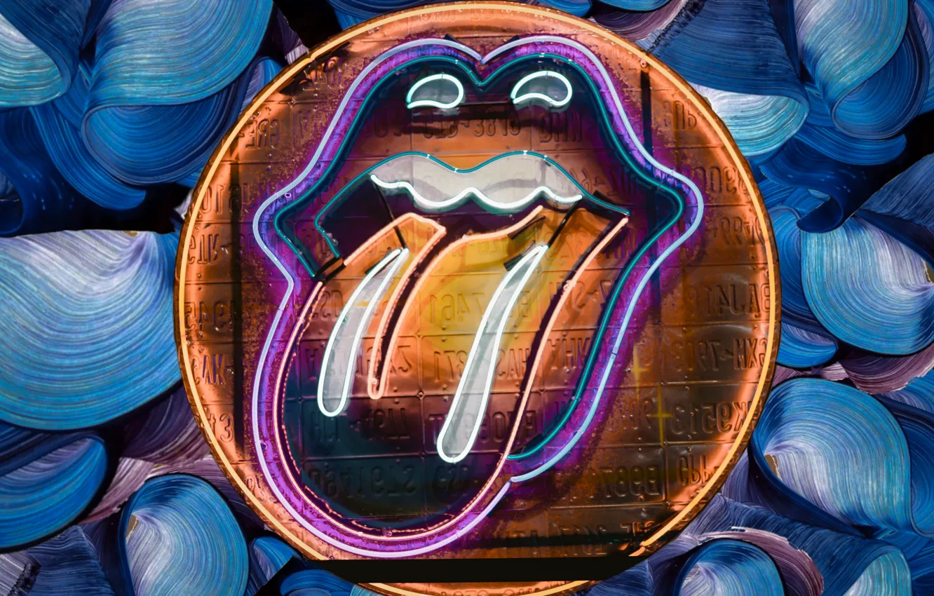 Фото обои музыка, логотип, группа, рок, the rolling stones, роллинг стоунз