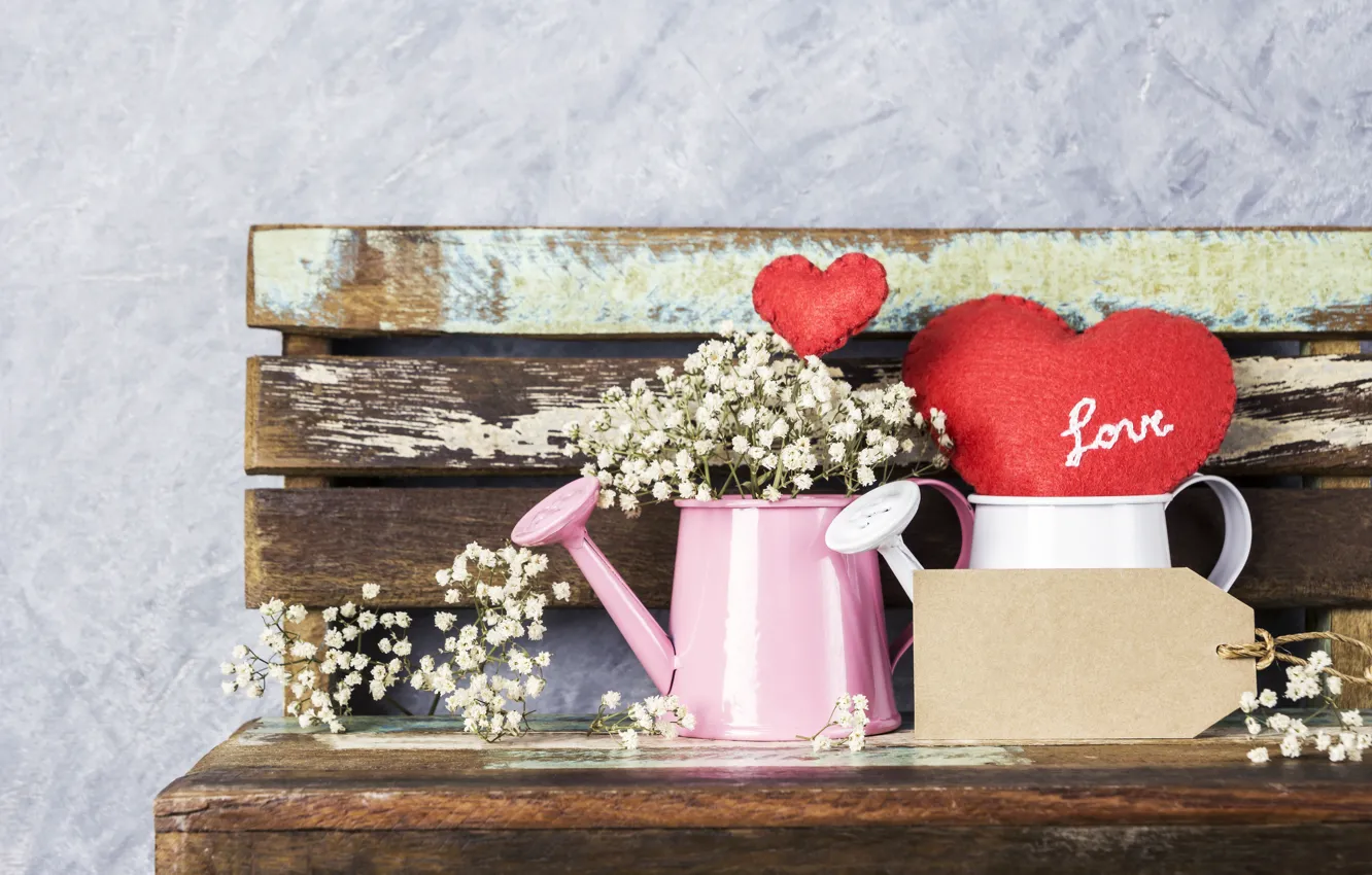 Фото обои любовь, цветы, сердце, red, love, vintage, heart, wood