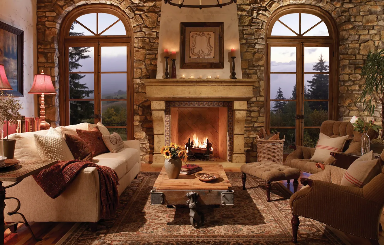 Фото обои дизайн, стиль, интерьер, камин, гостиная, fireplace surrounds rustic, El Dorado, by Fire-place