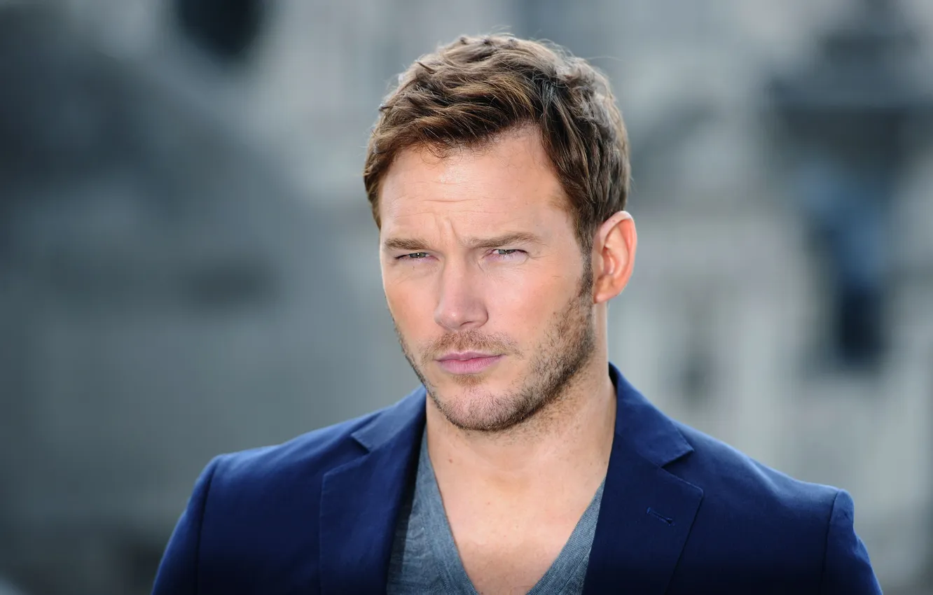 Фото обои портрет, актёр, пиджак, Chris Pratt, Крис Пратт