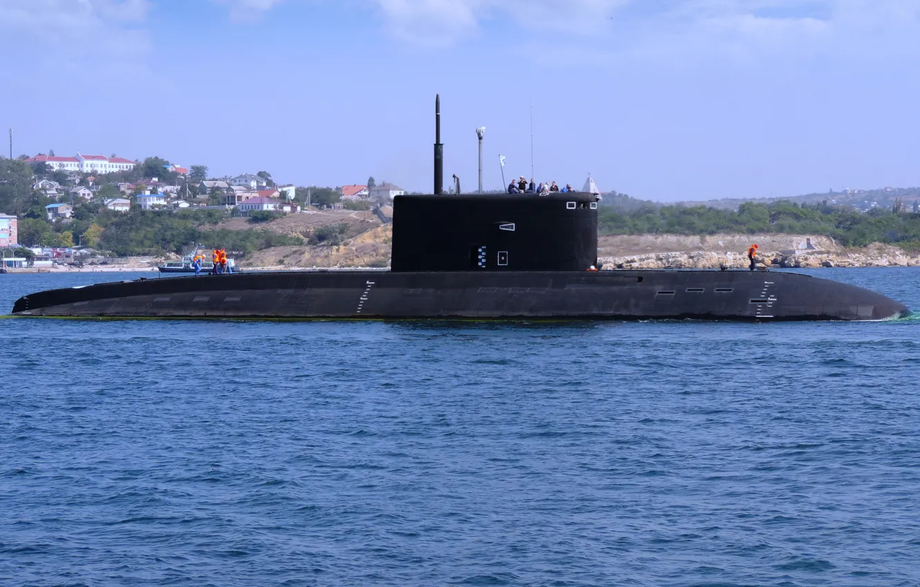 Фото обои лодка, ВМФ, подводная, дизельная, "Ростов на Дону"