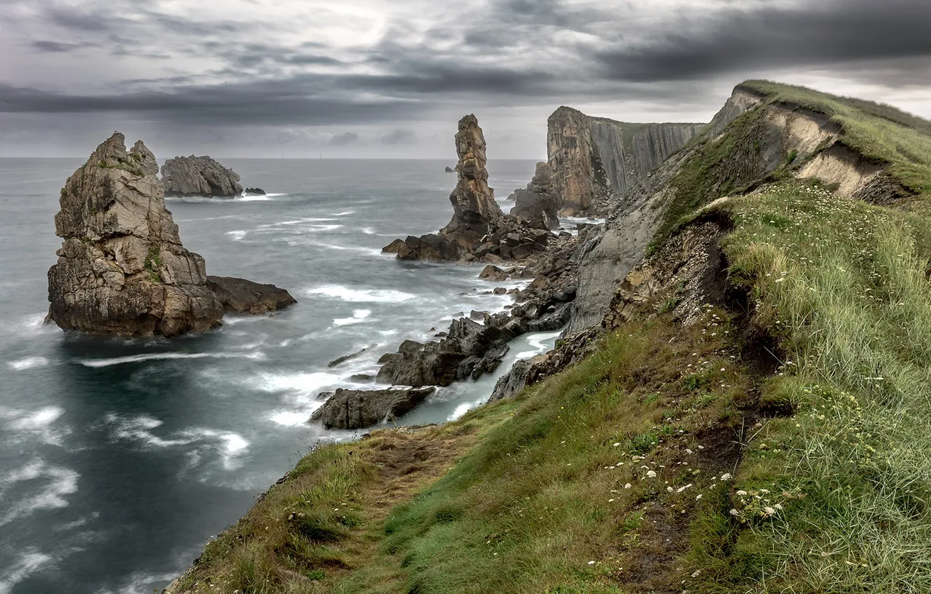 Фото обои Liencres, Cantabria, Urros