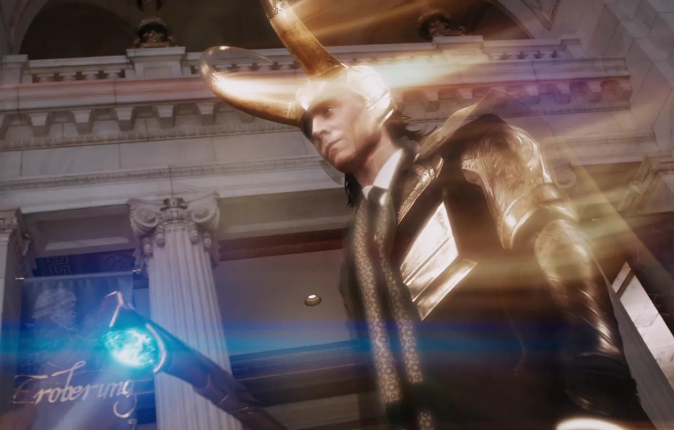 Фото обои Мстители, Локи, Том Хиддлстон