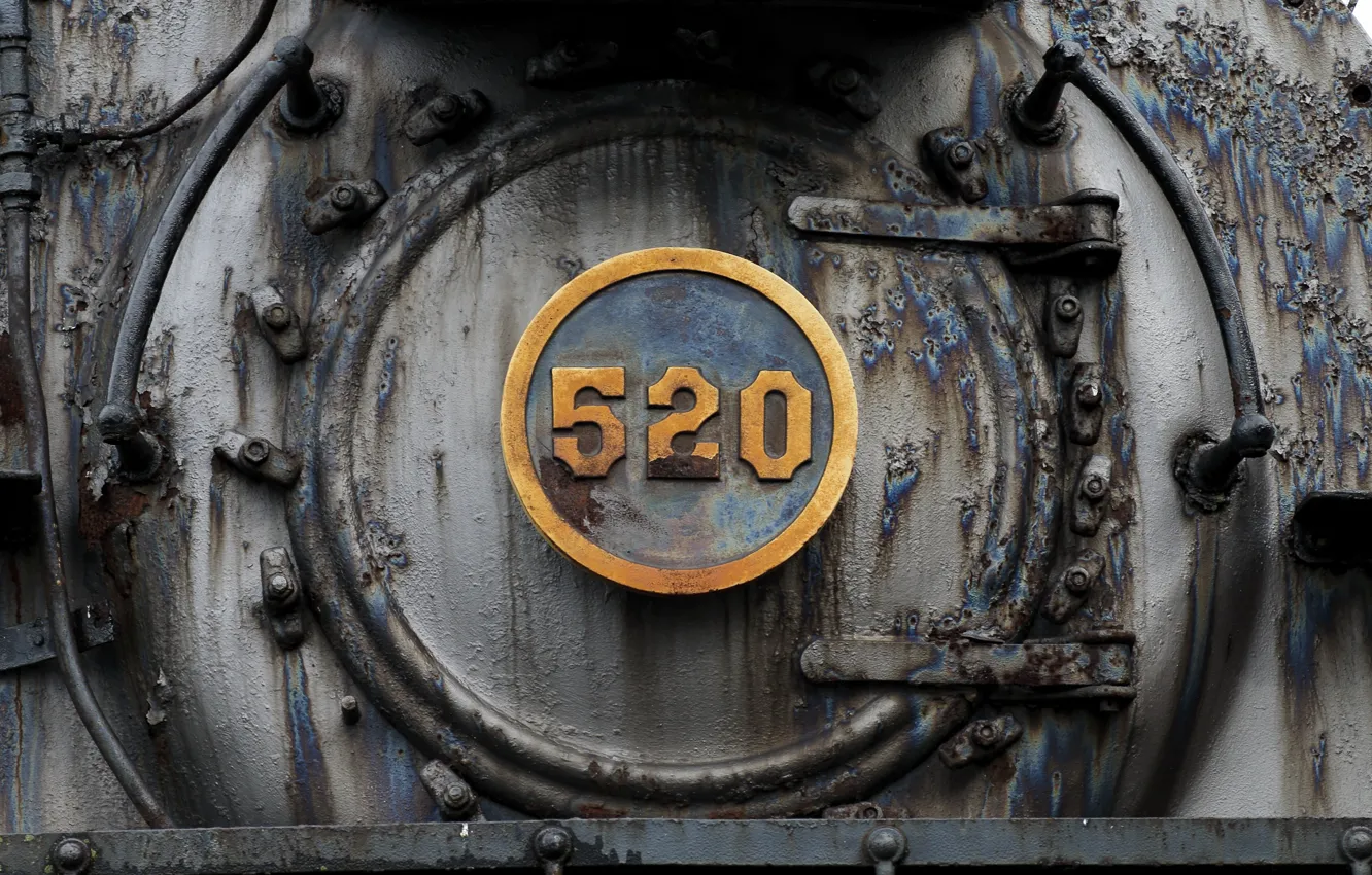 Фото обои train, rusty, steam locomotive