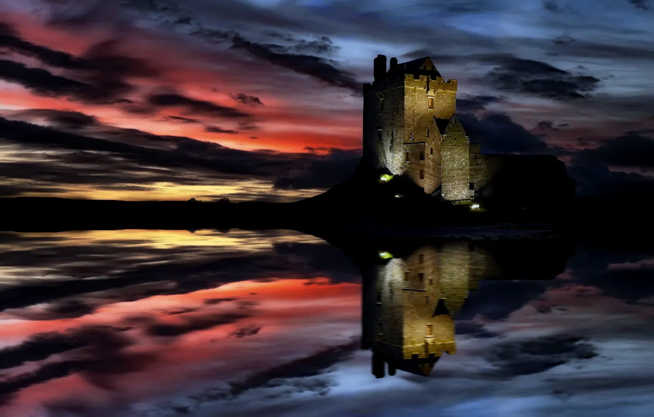 Фото обои Ireland, Galway, Dunguaire, Dunguaire Castle