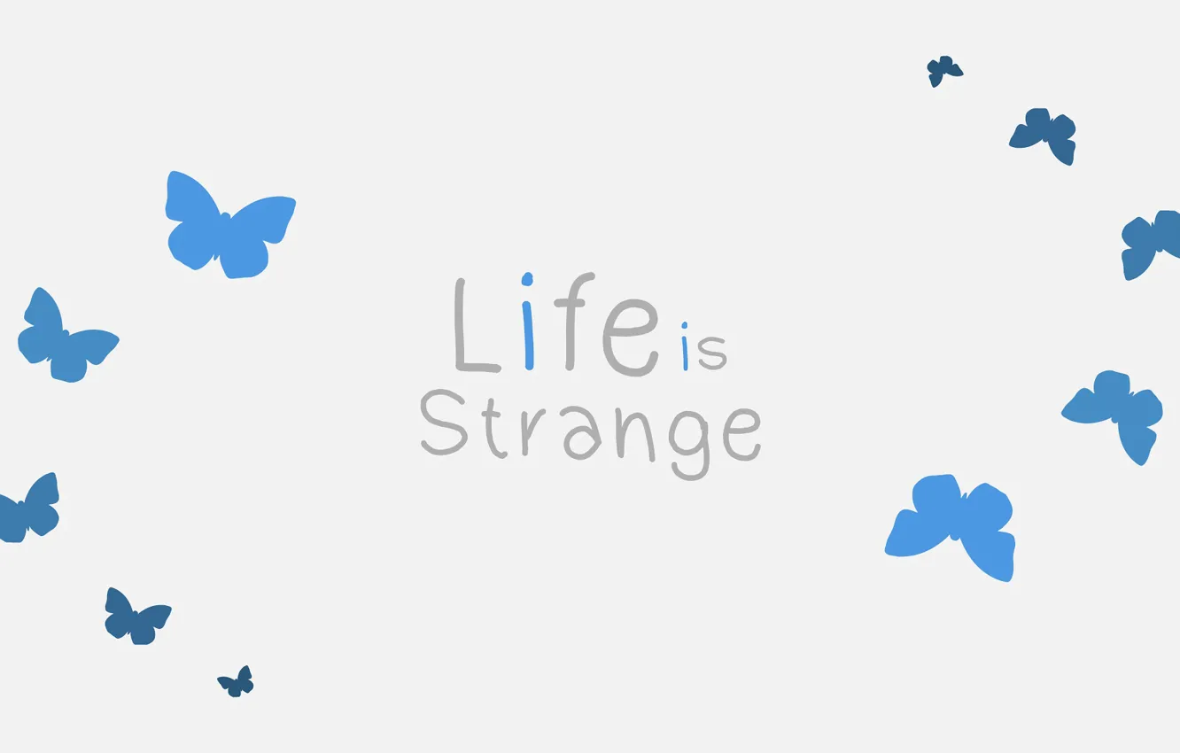 Фото обои Бабочки, Square Enix, Game, Life Is Strange
