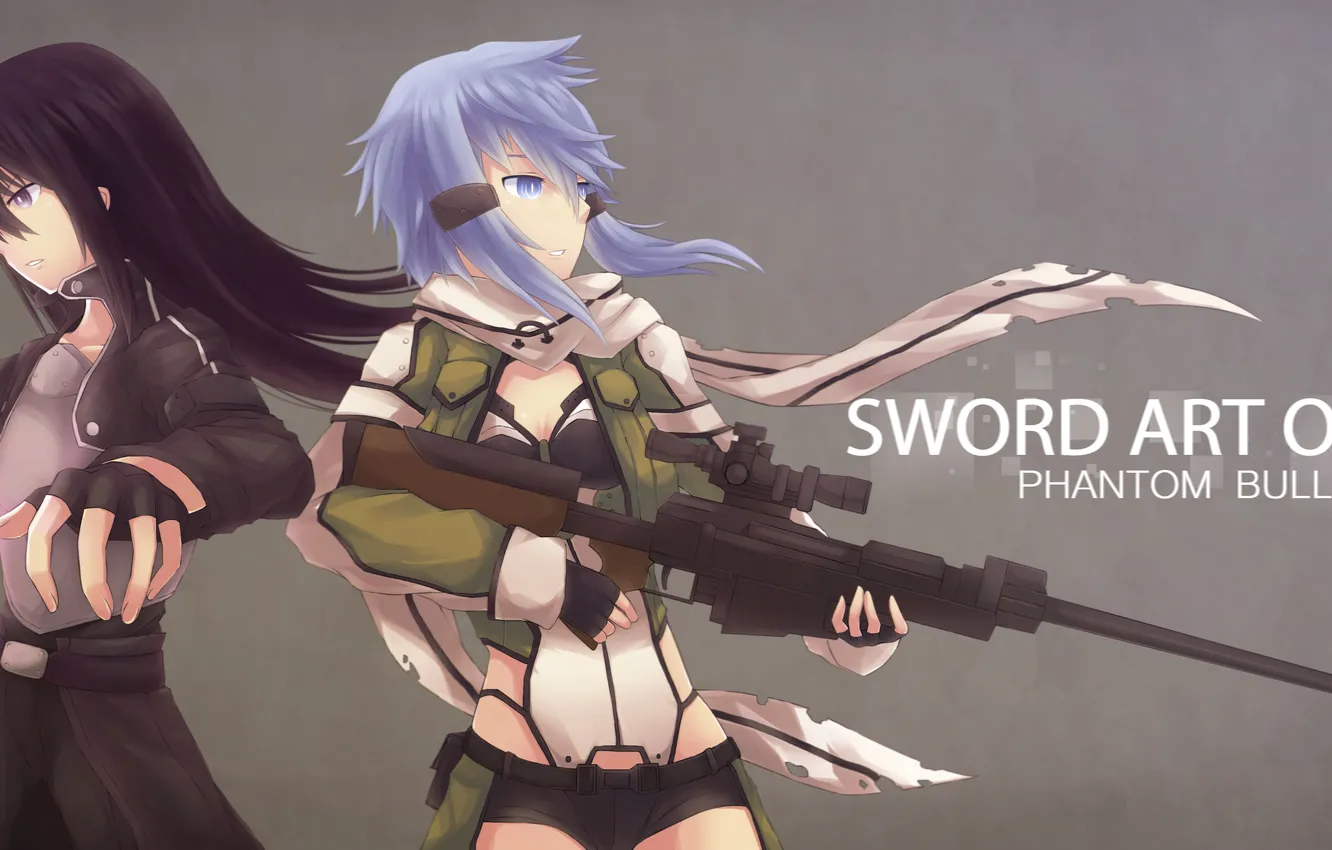 Фото обои оружие, девушки, меч, жест, art, sword art online, kirito, мастер меча онлайн