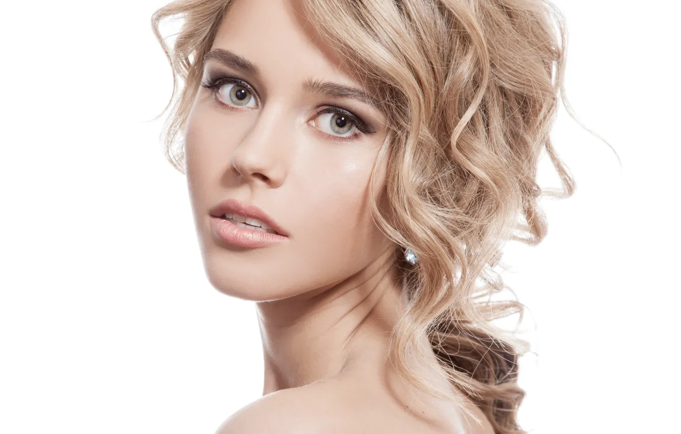 Фото обои model, look, blonde, pose