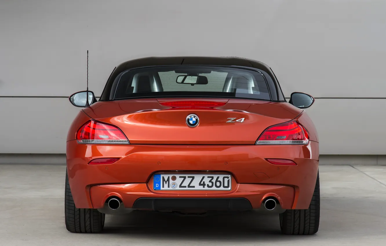 Фото обои BMW, родстер, вид сзади, 2013, E89, BMW Z4, Z4, sDrive35is