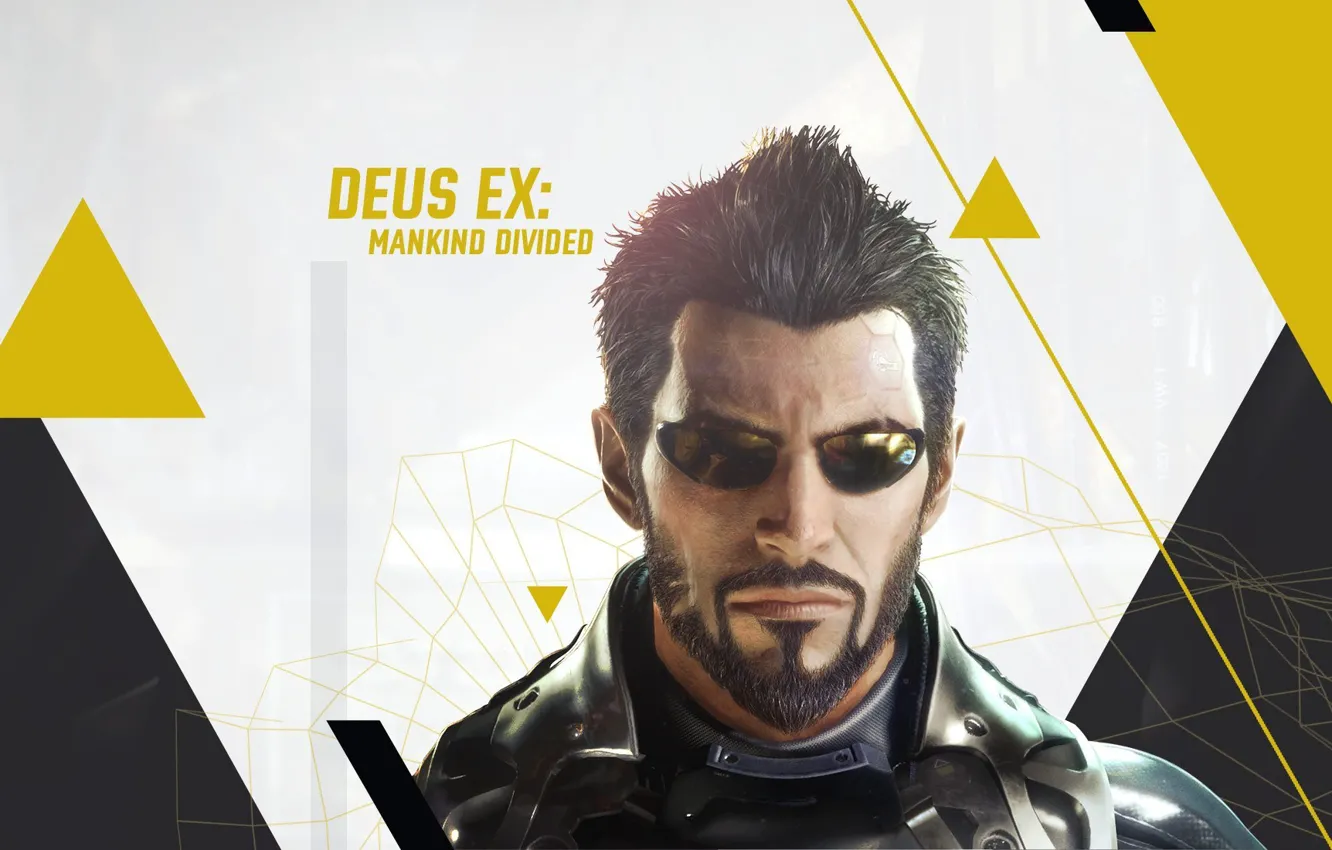 Фото обои киборг, cyberpunk, Адам Дженсен, Square enix, Adam Jensen, cyborg, Eidos Interactive, Deus Ex: Mankind Divided