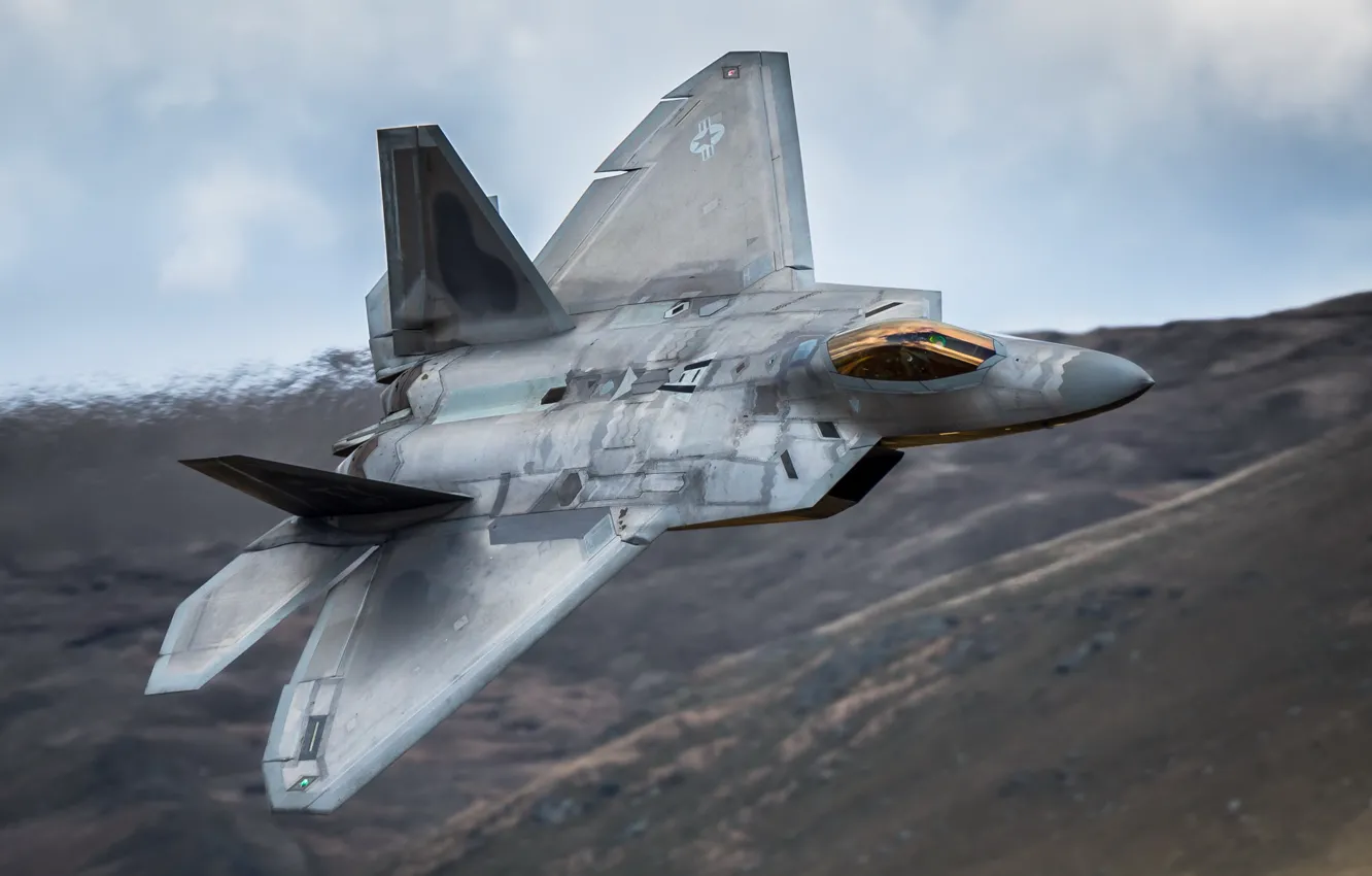 Фото обои оружие, самолёт, F-22 Raptor