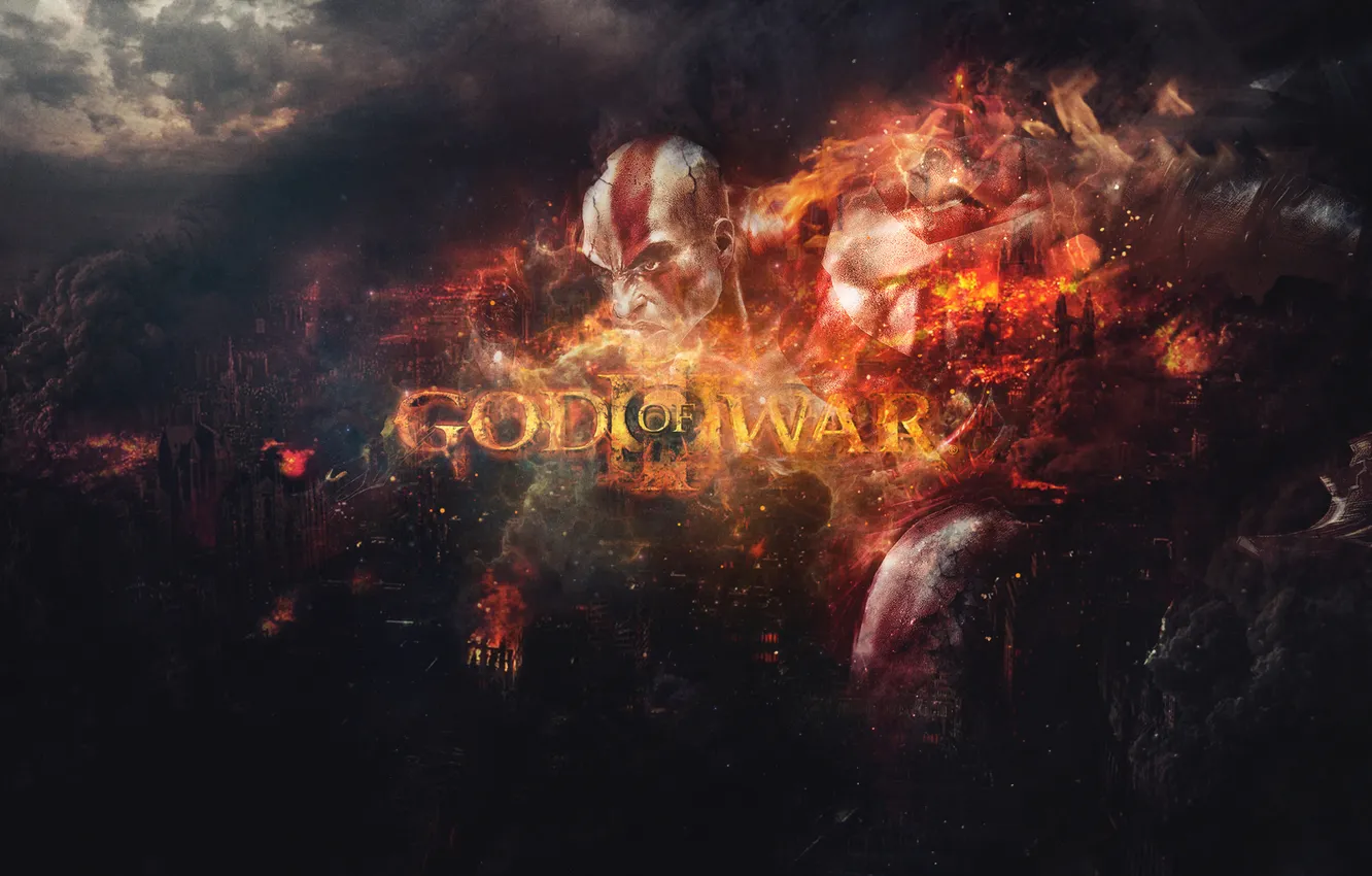 Фото обои kratos, god of war 3, ps3, god of war ascension