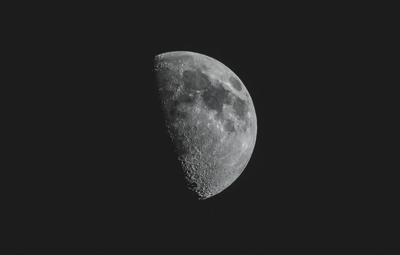 Фото обои space, moon, night