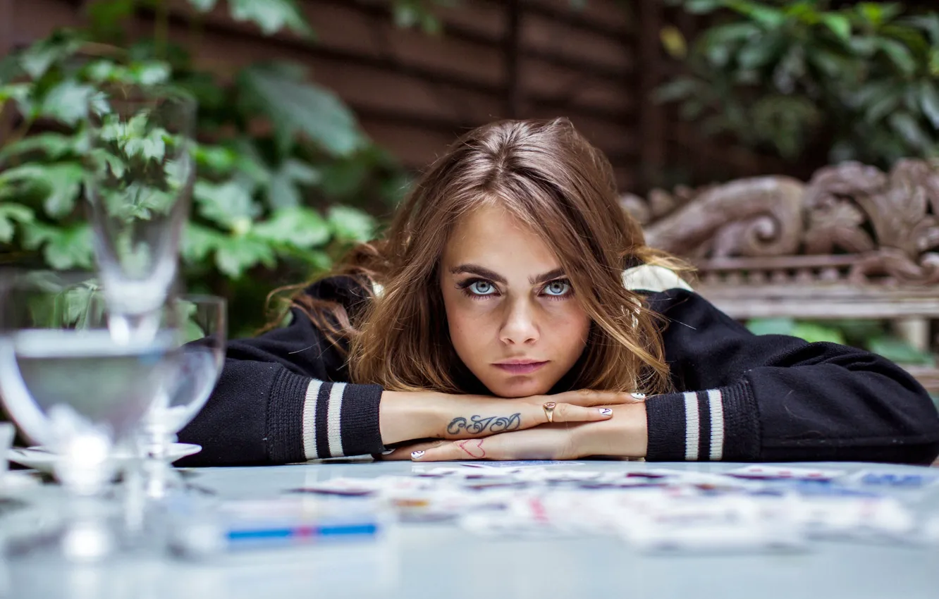 Фото обои девушка, модель, girl, photoshoot, Cara Delevingne, Magazine, 2015, Кара Делевинь