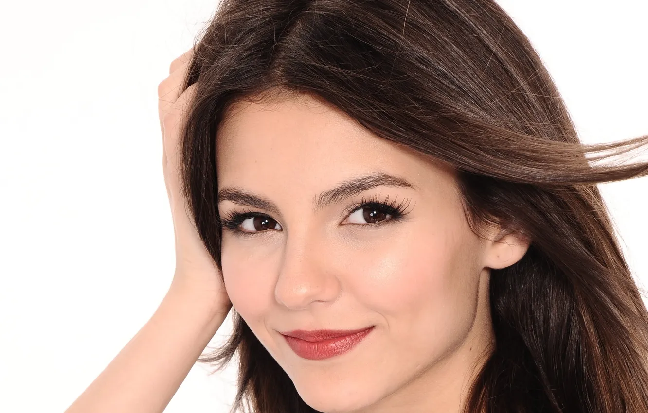 Фото обои улыбка, актриса, Виктория Джастис, Victoria Justice