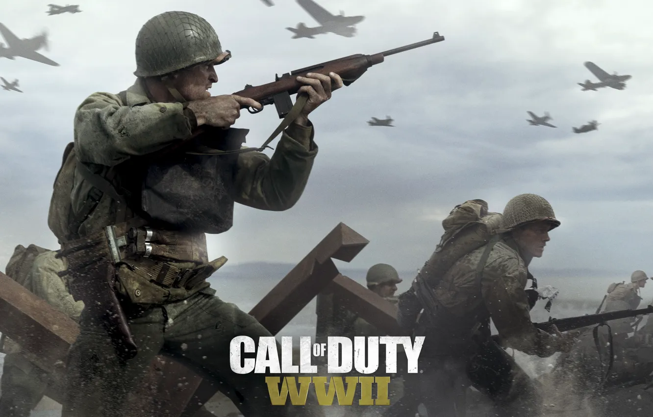 Фото обои Game, Activision, Call of Duty: WWII, TheVideoGamegallery.com