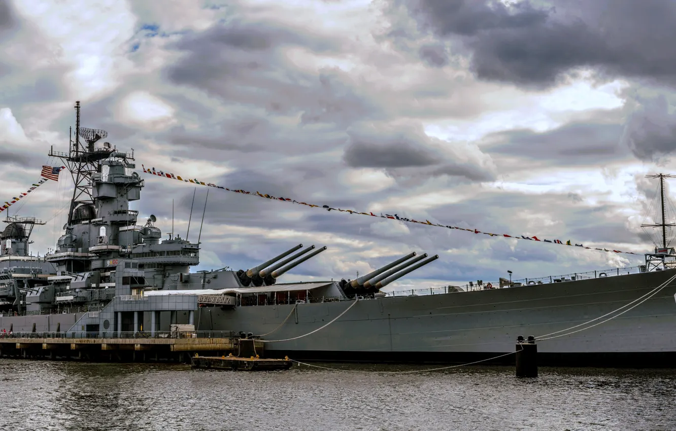 Фото обои музей, линкор, USS New Jersey