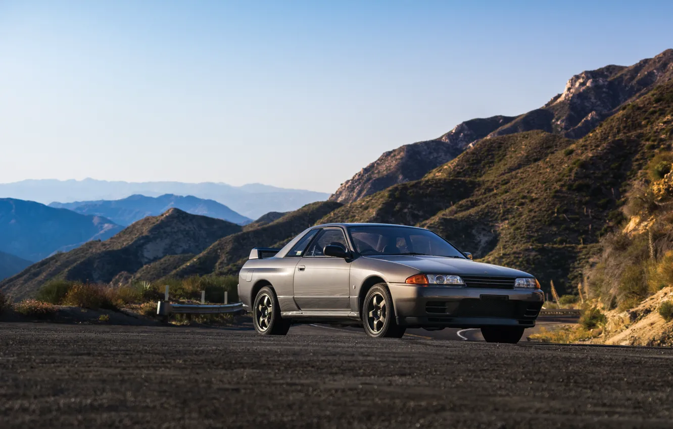 Фото обои Nissan, GT-R, R32, Skyline, front view, Nissan Skyline GT-R R32