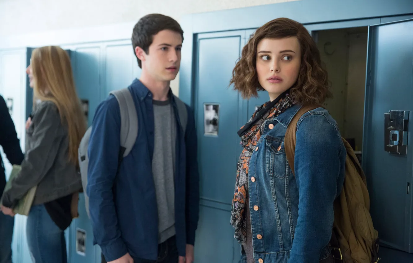 Фото обои girl, boy, Hanna, tv series, Netflix, Clay, 13 Reasons Why