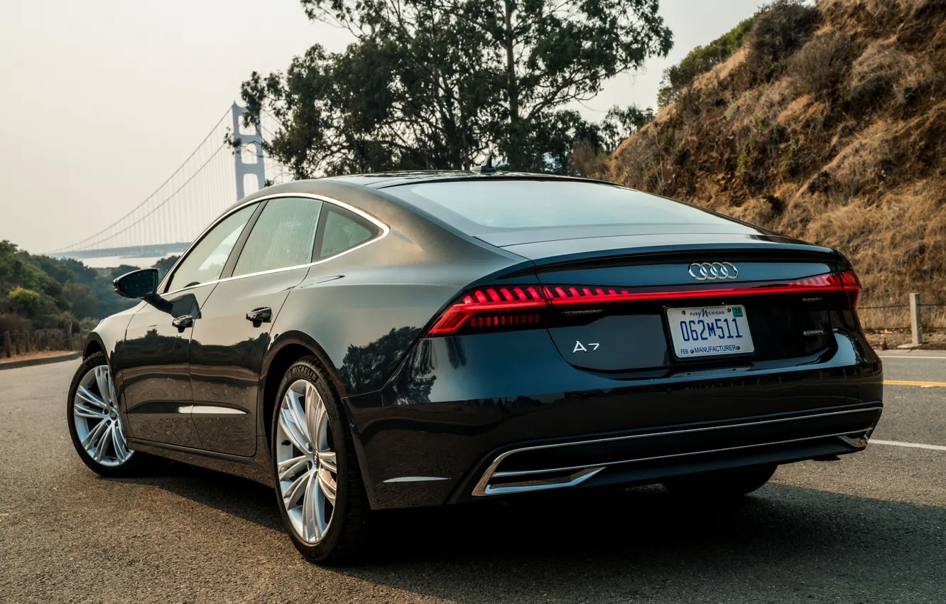 Фото обои Audi, корма, 2019, A7 Sportback