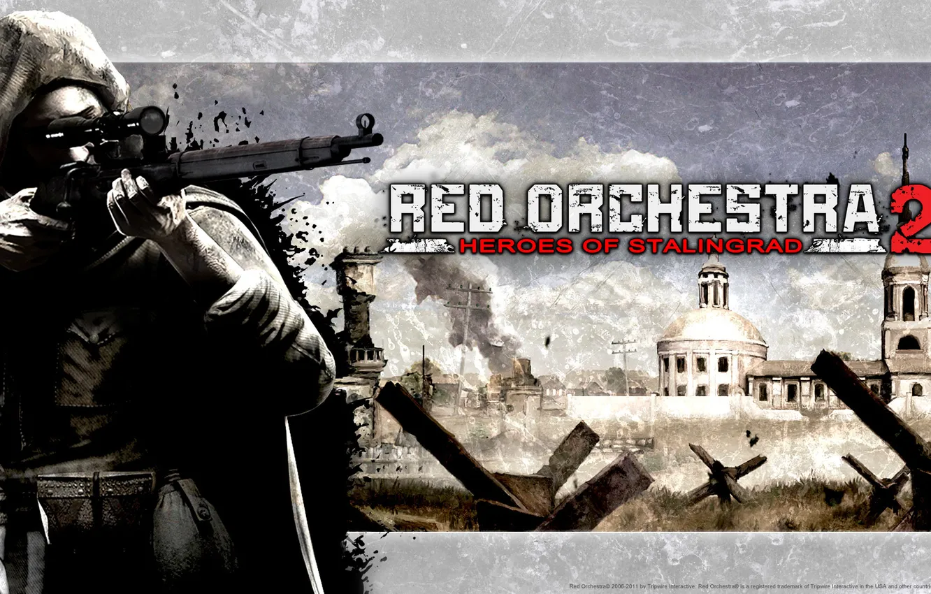 Фото обои война, снайпер, вторая мировая, Сталинград, Red Orchestra 2: Heroes of Stalingrad, Red Orchestra 2: Герои …