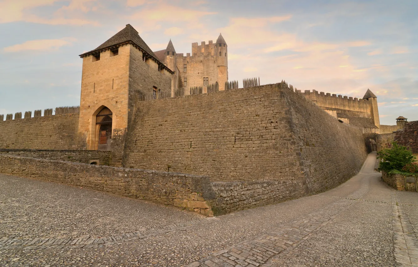Фото обои замок, Франция, Бенак-э-Казнак