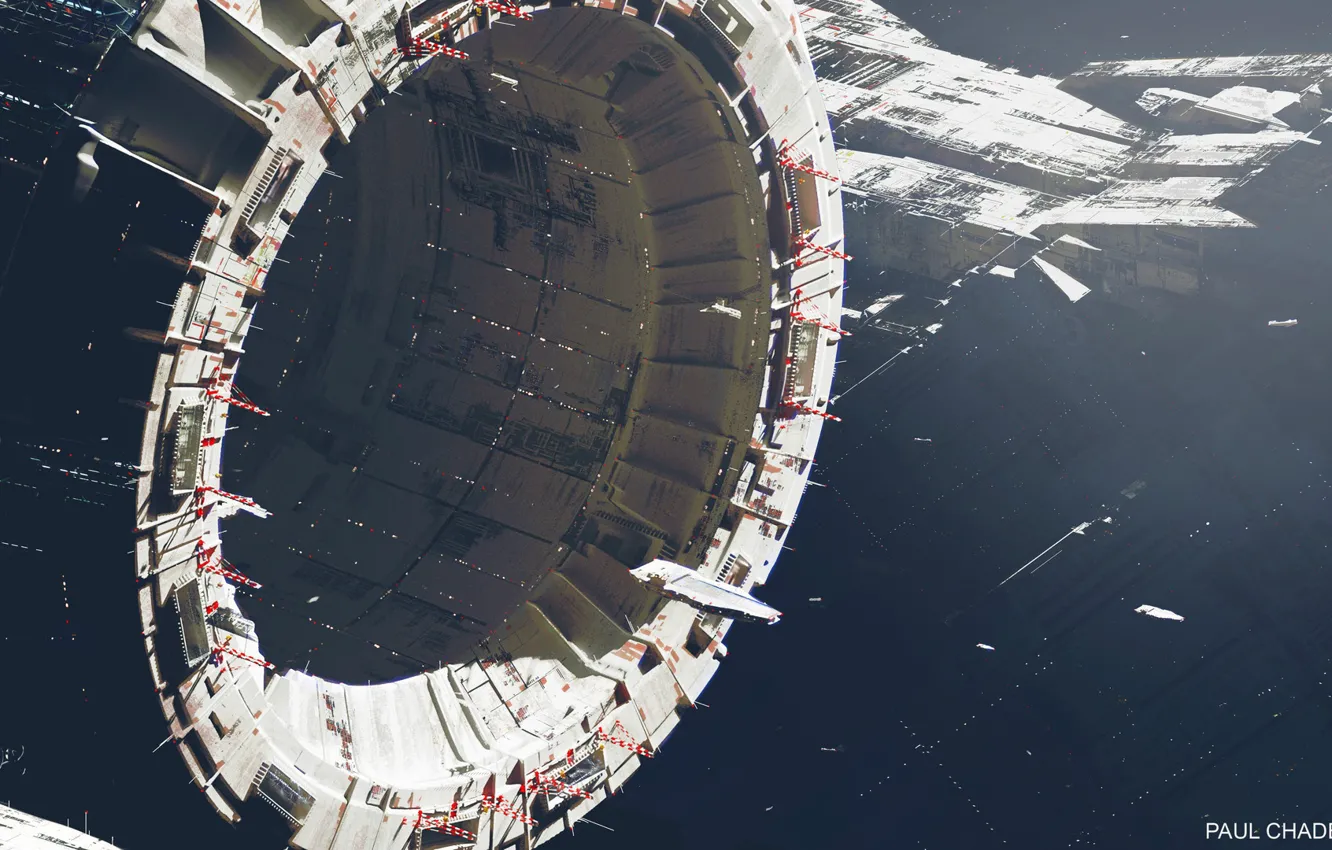 Фото обои транспорт, сооружение, станция, объект, Space station