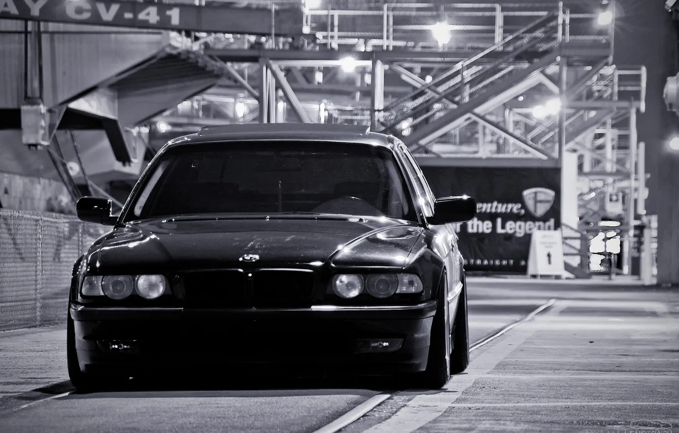 Фото обои BMW, семёрка, e38, 7 series, bumer
