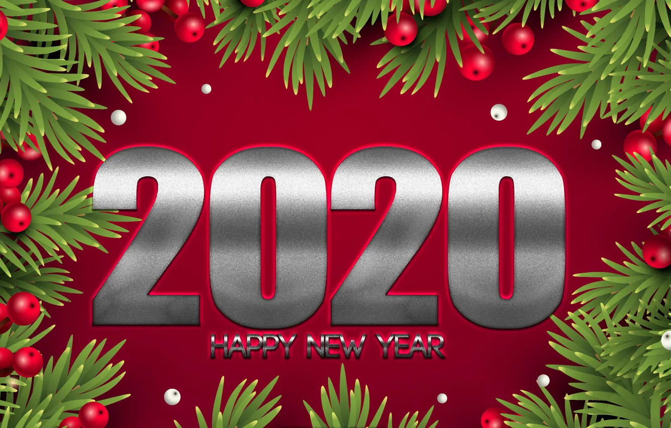 Фото обои Новый год, украшение, New Year, 2020