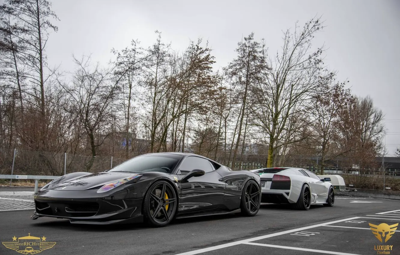 Фото обои Ferrari, 2014, 458 Italia, Tuned by Luxury Custom