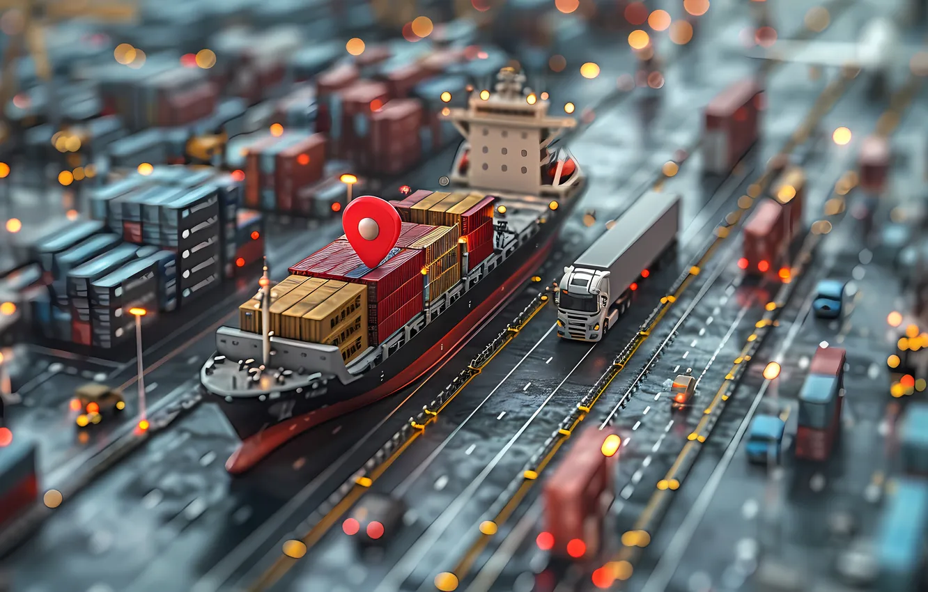 Фото обои cargo, ai art