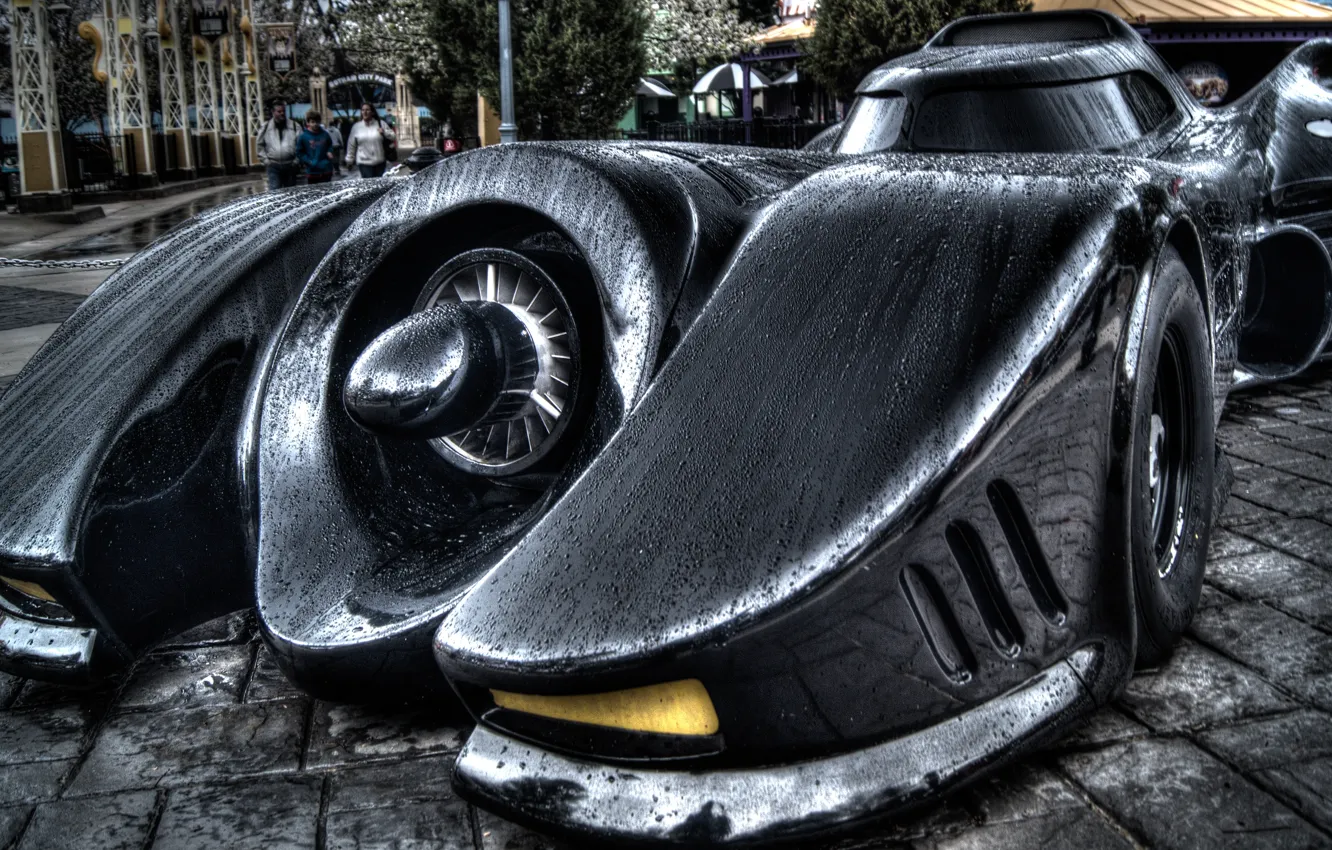 Фото обои фантастика, Batmobile, Бэтмобиль